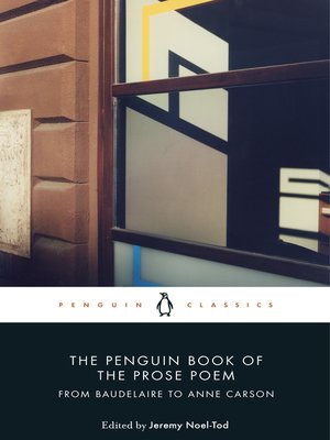 cover image of The Penguin Book of the Prose Poem